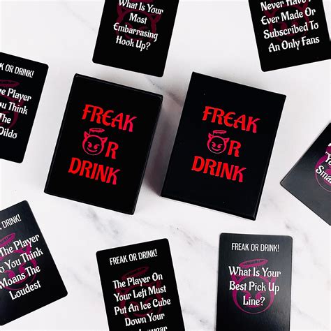 💦 The Naughtiest Group Date Night Drinking Game Designed To Test Your Freak 😈 100 Cards And 2