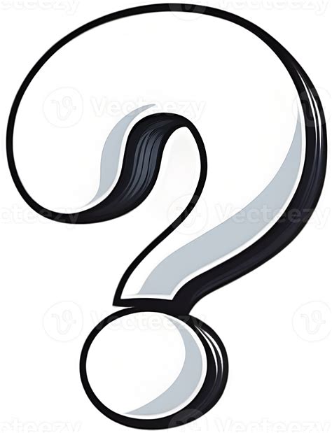 ai generated question mark cartoon 35093606 png