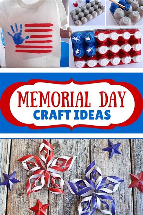 Get Your Craft On This Memorial Day Memorial Day Activities Happy