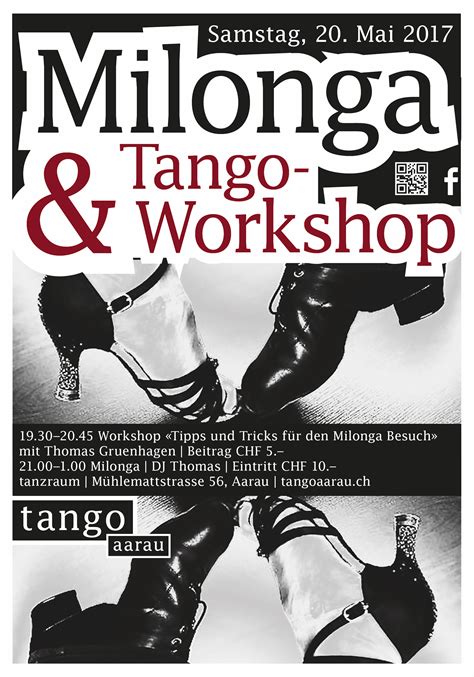 Samstag Mai Milonga Workshop Mit DJ Thomas Tangoaarau