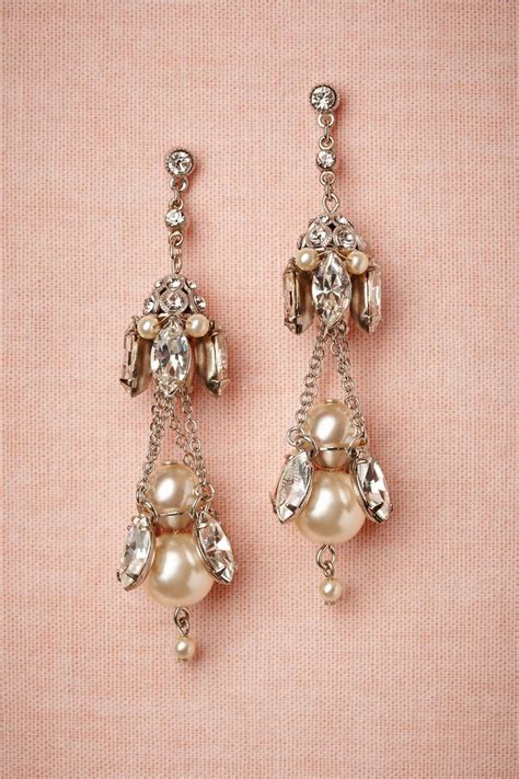 Gilted Pearl Chandeliers Wedding Jewelry Jewelry Bridal Jewelry