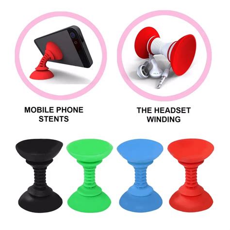 Multifunctional Pu Silicone Double End Suction Cup Holder Sucker Strong