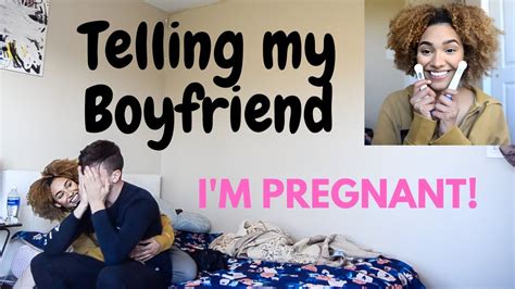 Telling My Boyfriend Im Pregnant Super Emotional ️ Youtube