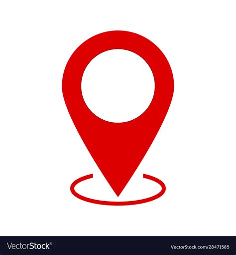 Location Icon Gps Marker Symbol Map Pin Icon Vector Image