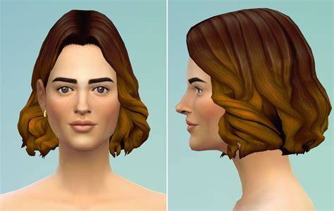 My Sims 4 Blog Long Wavy Hair Edits For Females By Rusty Nail