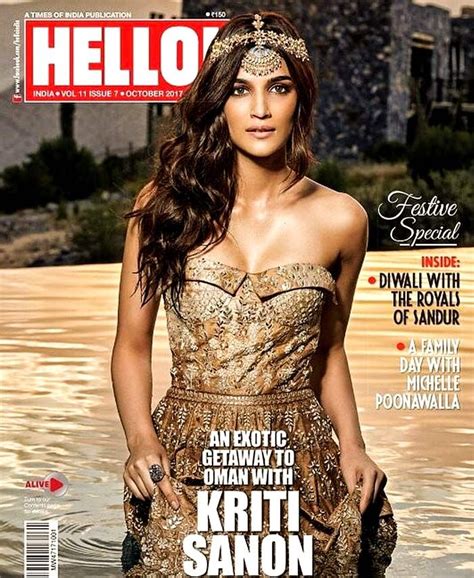 Kriti Sanon On The Cover Of Hello Magazine Bollywood Bikini Bollywood Actress Hot Beautiful