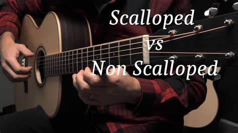 Scalloped Vs Non Scalloped Standard Bracing Acoustic Guitar