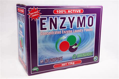 Enzymes are molecules that target the removal of one type of molecule, like proteins or starch. Enzymo Laundry Powder 15kg - CHEMICAL, LAUNDRY CHEMICALS, LAUNDRY CHEMICALS - Product Detail ...