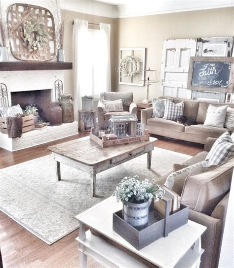 Filter by size and many features. 45 Comfy Farmhouse Living Room Designs To Steal - DigsDigs