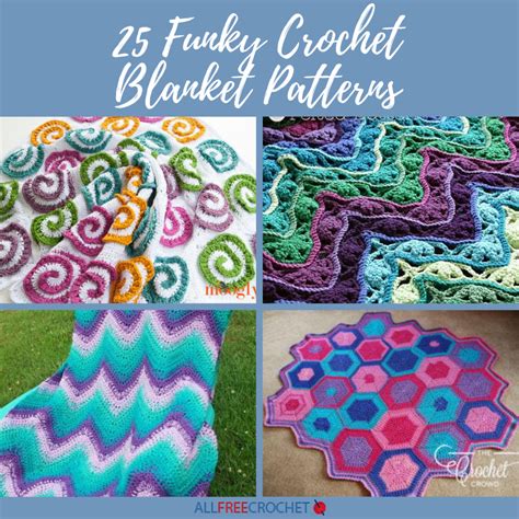 25 Funky Crochet Blanket Patterns