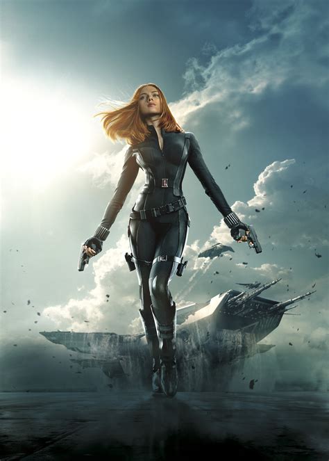 Scarlett Johansson Winter Soldier Black Widow Scarlett Johansson As