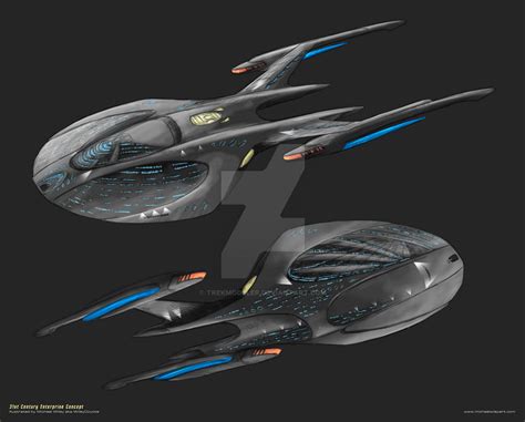 31st Century Enterprise Concept By Trekmodeler On Deviantart