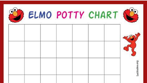 Elmo Potty Training Chart Fillable Acn Latitudes