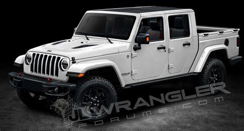 The 2021 jeep wrangler may be the most modern wrangler ever, but it's still unique and instantly recognizable. News - 2018 Jeep Wrangler Ute Rendered, And It Looks Good