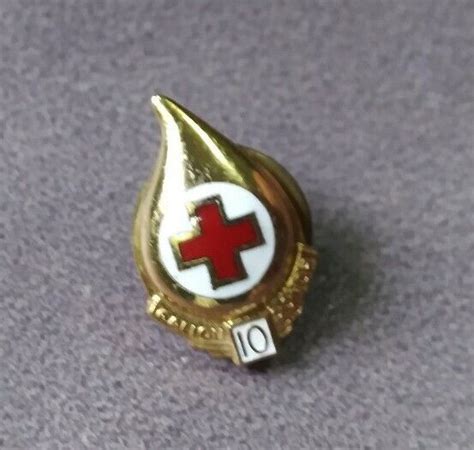 American Red Cross Blood Donor Pin 10 Gallon Ebay