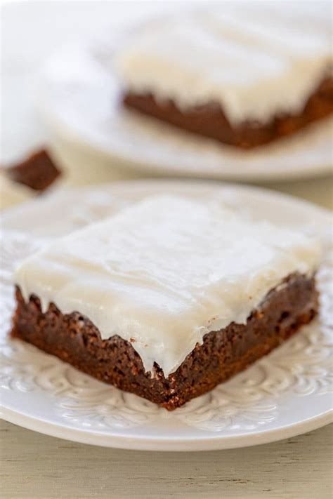 Old Fashioned Fudgy Frosted Brownies Recipe Brownie Frosting Brownies Recipe Easy Brownies