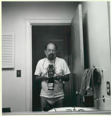 Allen Ginsberg Self Portrait In His Underwear Holding Rol Flickr