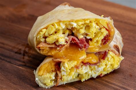Bacon Egg And Cheese Breakfast Burrito Dinners By Delaine