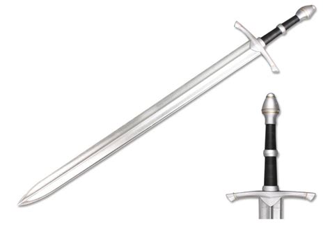 40 Medieval Foam Sword W Metallic Chrome Finish On Blade You Could