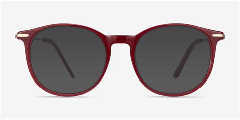 Quill Round Red Glasses For Women Eyebuydirect