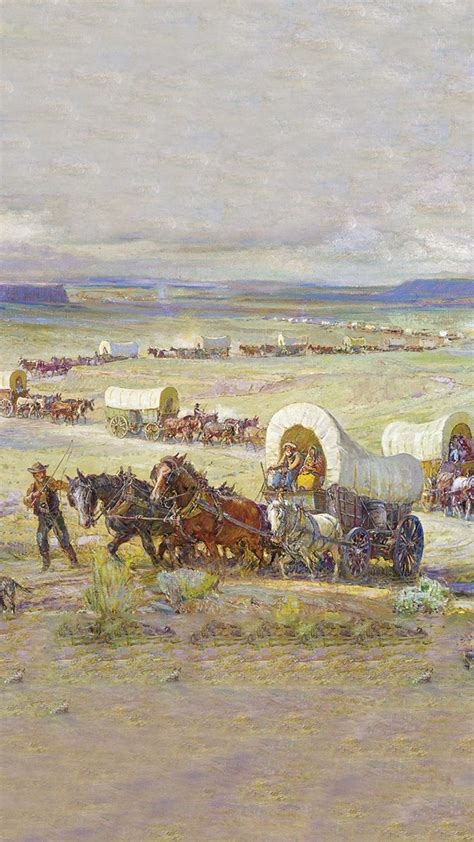 Otd In 1843 The First Major Wagon Train Departed For The West Coast