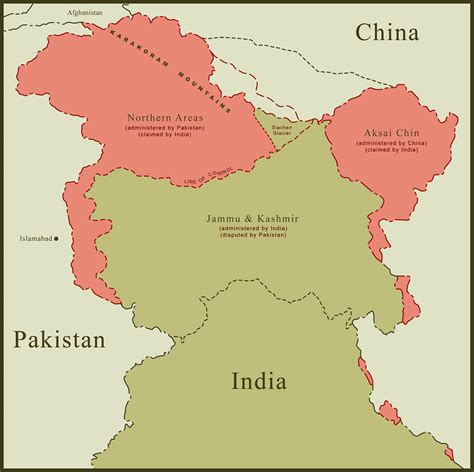 Pakistan Map With Kashmir