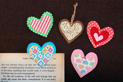 Paper Heart Bookmark Kids Crafts Fun Craft Ideas