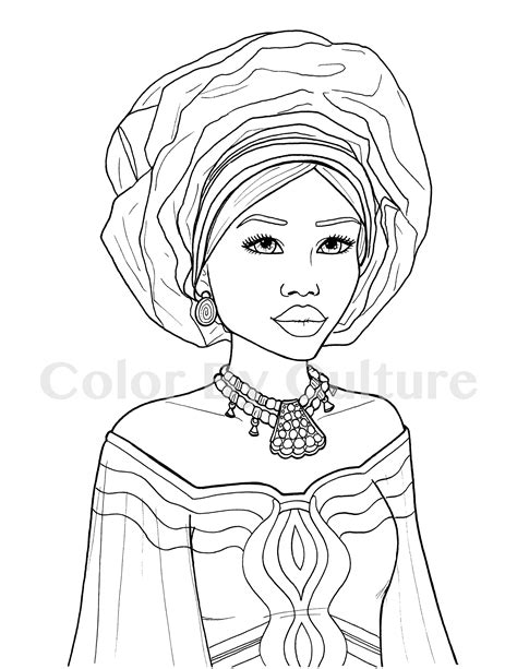 Check spelling or type a new query. Printable Coloring Book - African Fashions — Color By Culture