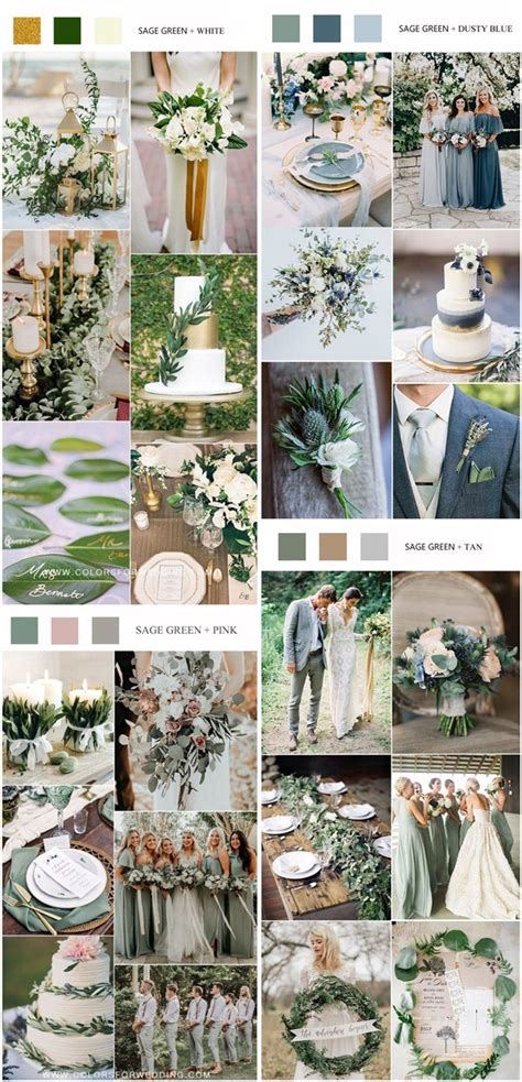 Top 28 Green Wedding Color Palettes Youll Love For 2024