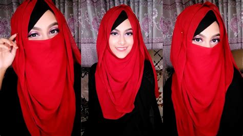 niqab and hijab tutorial with chiffon hijab full coverage niqab tutorial noshin nower