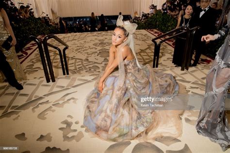 Ariana Grande Attends The Heavenly Bodies Fashion And The Catholic