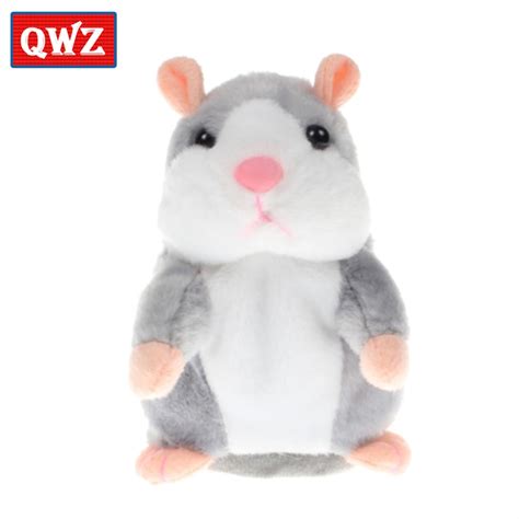 Qwz 16cm Cute Talking Hamstercute Baby Electronic Pets Toys Plush Dolls