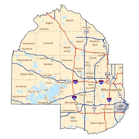 Hennepin County Maps