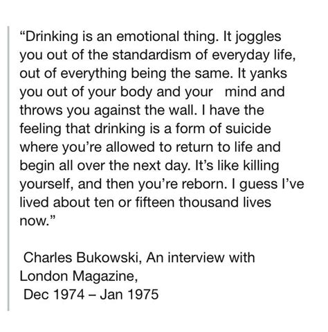 Drinking Charles Bukowski Poem Quotes Great Quotes Quotes Deep