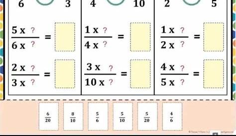 Comparing Fractions With Unlike Denominators Worksheet - ideas 2022
