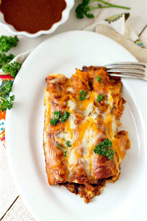 Pour the sauce into a shallow bowl. Chicken Enchiladas with Homemade Red Enchilada Sauce ...