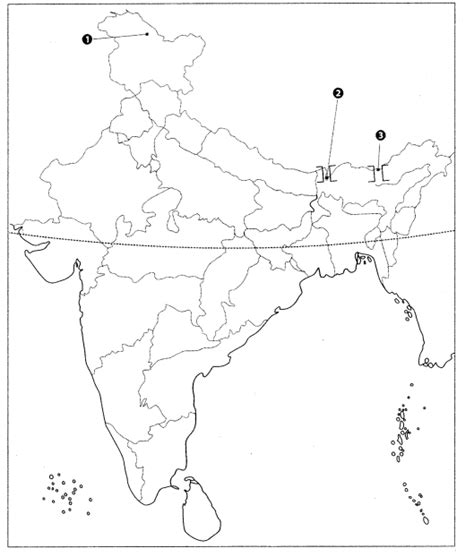 Class 9 Geography Map Work Chapter 2 Physical Features Of India Learn