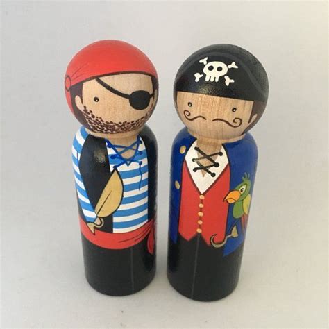 Ahoy These Pirate Peg Dolls Are Waitin Fer Thar Next Big Adventure