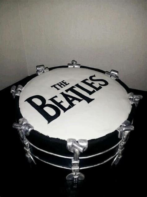 Beatles Drum Cake Cake Blocked Beatles Birthday Cake Beatles Cake