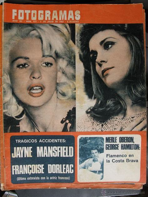 Fotogramas Nº 977 1967 Muerte Jayne Mansfield Vendido En Venta