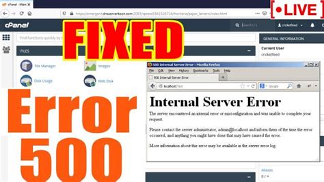 Fix Internal Server Error In NGINX Updated