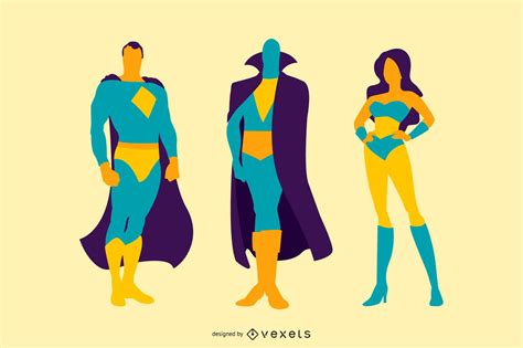 Comic Characters Illustration Set Vector Download