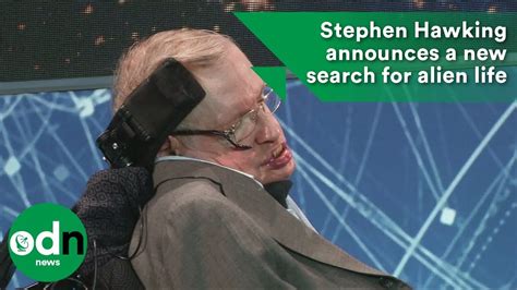 Stephen Hawking Announces A New Search For Alien Life Youtube