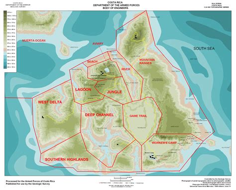 Isla Sorna Map