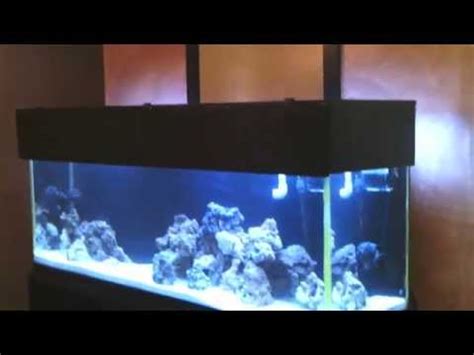 Building a aquarium stand reef aquarium. DIY AQUARIUM CANOPY - YouTube
