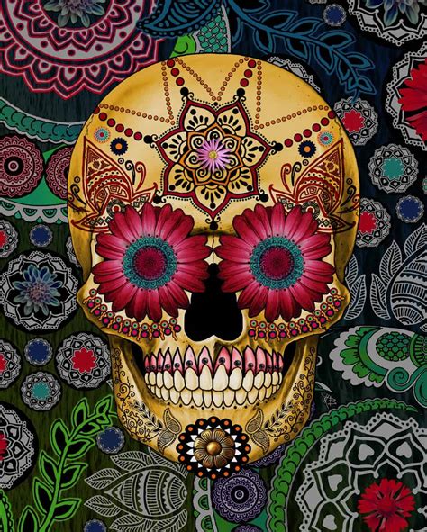 Beautiful Sugar Skull Tattoos Origins Meanings Symbolism