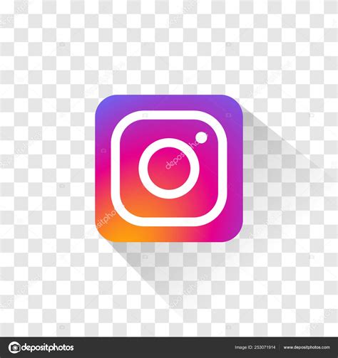 Logotipo isolado do Instagram. Ilustração vetorial. ícone Instagram