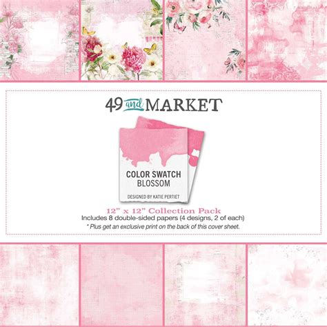 49 And Market Collection Pack 12x12 Color Swatch Blossom 752505140117