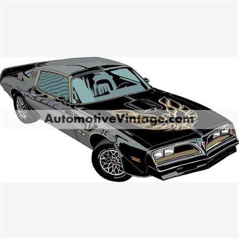 Smokey And The Bandit Trans Am Indoor Car Wall Sticker Smokey And The