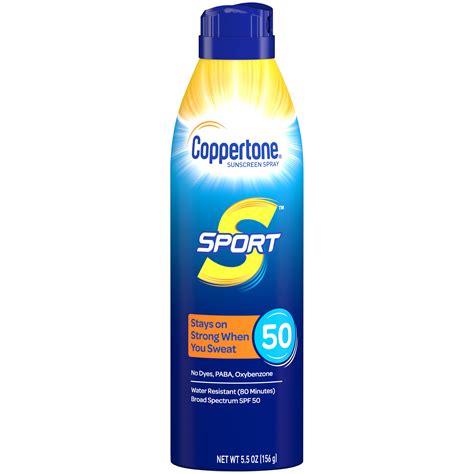 Coppertone Sport Sunscreen Continuous Spray Spf 70 55 Oz Walmart
